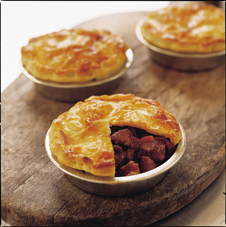 Goat Pies with Tomato and Olive