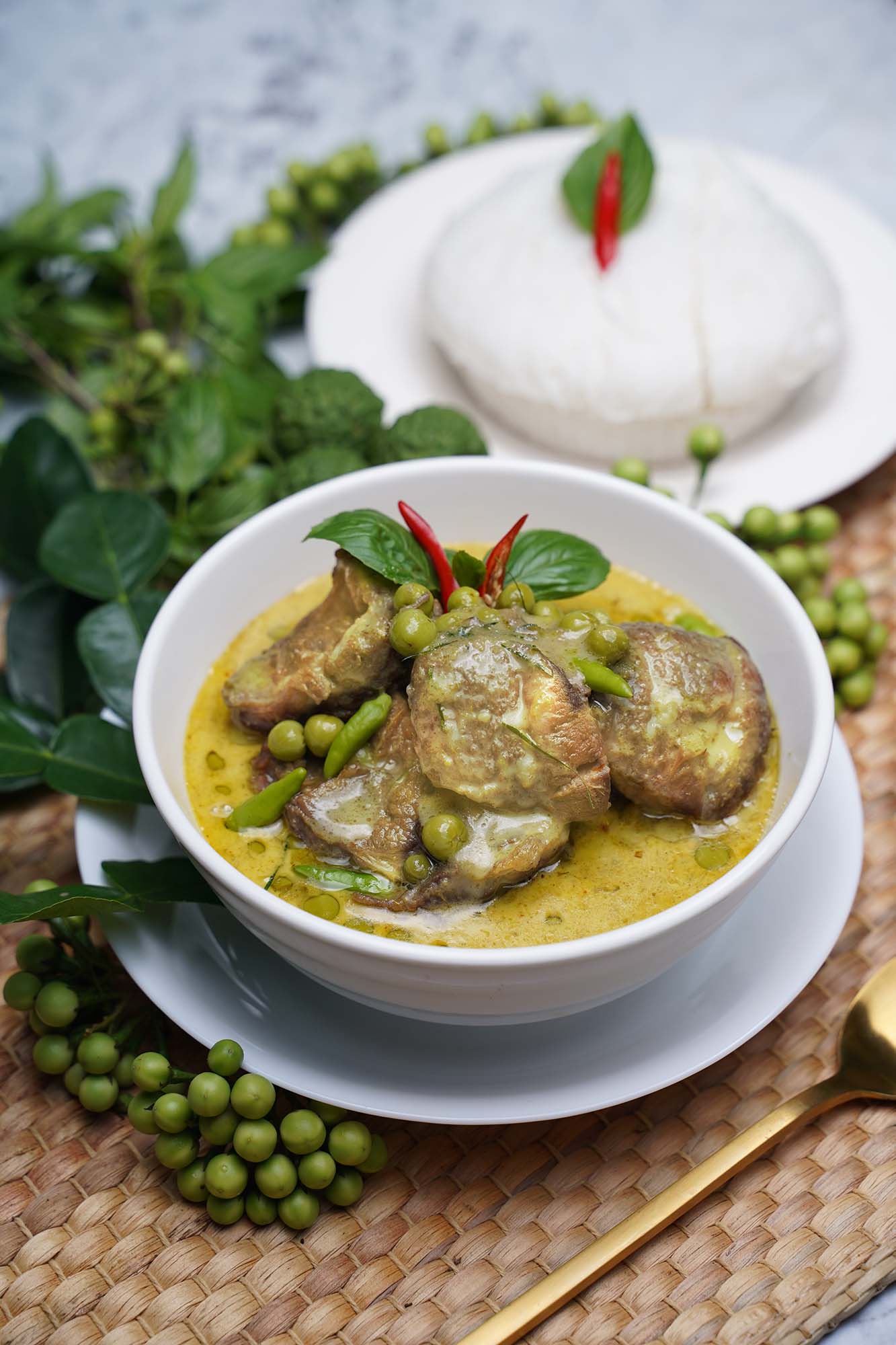 Green Beef Curry