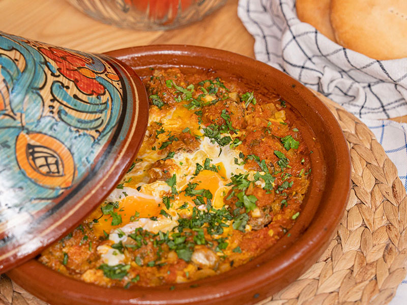 Bom’s Egg and Kefta Tagine with Australian Lamb