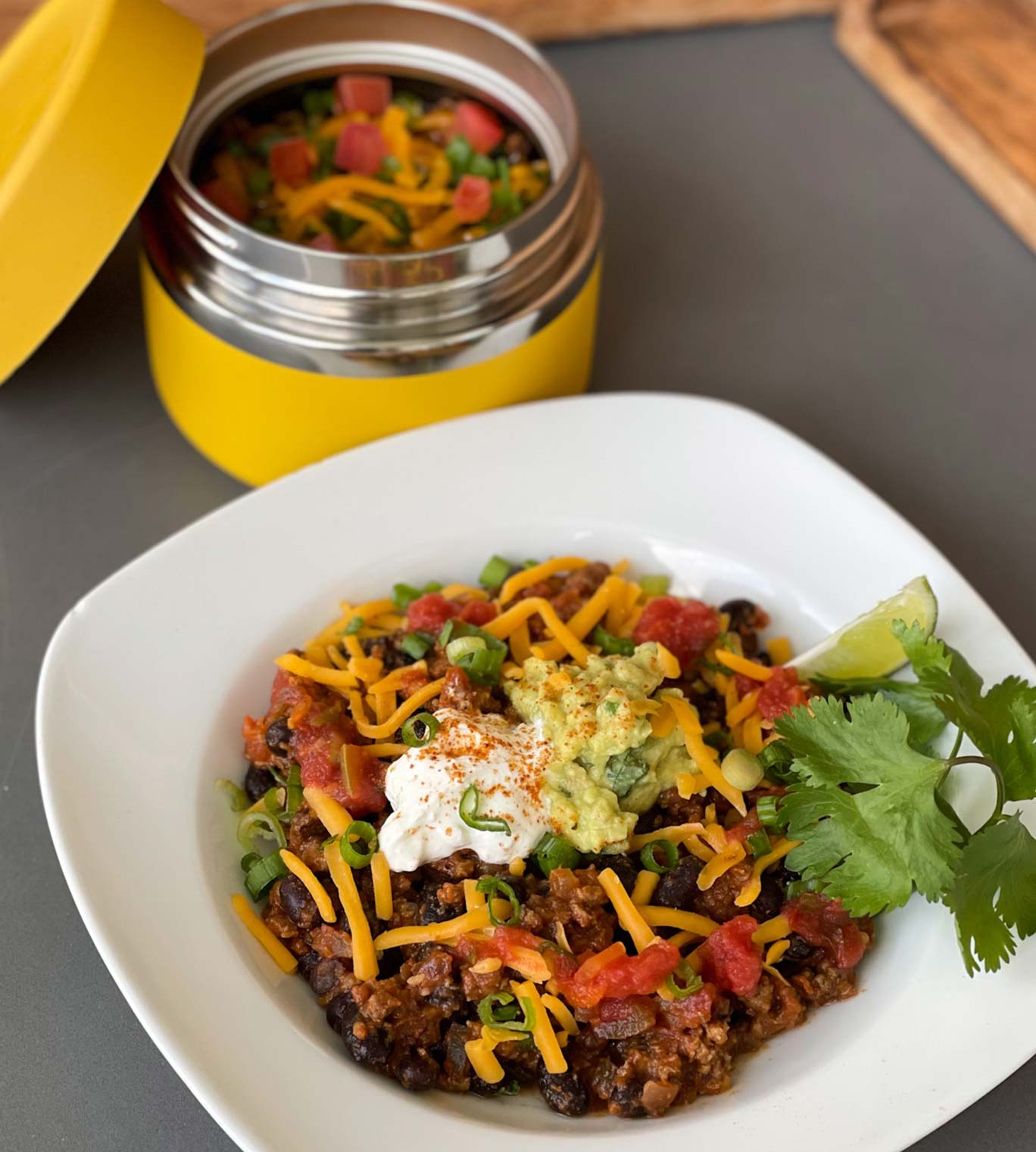 Texy Aussie Grassfed Beef and Black Bean Chilli